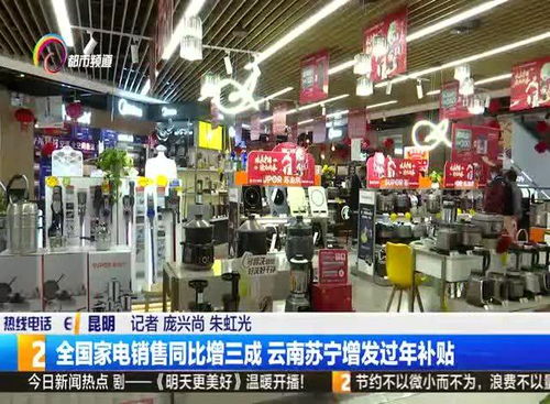 全國家電銷售喜迎新春，蘇寧加碼補(bǔ)貼助推消費(fèi)升級